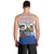 Netherlands Christmas Men Tank Top with Christmas Tree Windmill Piet Character and Tulip Pattern - Wonder Print Shop