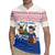 Netherlands Christmas Rugby Jersey with Christmas Tree Windmill Piet Character and Tulip Pattern - Wonder Print Shop