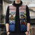 Netherlands Christmas Sleeveless Puffer Jacket with Christmas Tree Windmill Piet Character and Tulip Pattern - Wonder Print Shop