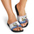 Netherlands Christmas Slide Sandals with Christmas Tree Windmill Piet Character and Tulip Pattern - Wonder Print Shop