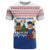 Netherlands Christmas T Shirt with Christmas Tree Windmill Piet Character and Tulip Pattern - Wonder Print Shop