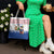 Netherlands Christmas Tote Bag with Christmas Tree Windmill Piet Character and Tulip Pattern - Wonder Print Shop