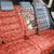 Ecuador Christmas Back Car Seat Cover with Santa Riding Llama Traditional Patterns and Rose Design - Wonder Print Shop