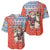 Ecuador Christmas Baseball Jersey with Santa Riding Llama Traditional Patterns and Rose Design - Wonder Print Shop