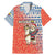 Ecuador Christmas Family Matching Mermaid Dress and Hawaiian Shirt with Santa Riding Llama Traditional Patterns and Rose Design - Wonder Print Shop