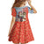 Ecuador Christmas Family Matching Off Shoulder Maxi Dress and Hawaiian Shirt with Santa Riding Llama Traditional Patterns and Rose Design - Wonder Print Shop