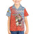 Ecuador Christmas Family Matching Short Sleeve Bodycon Dress and Hawaiian Shirt with Santa Riding Llama Traditional Patterns and Rose Design - Wonder Print Shop