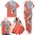 Ecuador Christmas Family Matching Tank Maxi Dress and Hawaiian Shirt with Santa Riding Llama Traditional Patterns and Rose Design - Wonder Print Shop