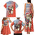 Ecuador Christmas Family Matching Tank Maxi Dress and Hawaiian Shirt with Santa Riding Llama Traditional Patterns and Rose Design - Wonder Print Shop