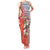 Ecuador Christmas Family Matching Tank Maxi Dress and Hawaiian Shirt with Santa Riding Llama Traditional Patterns and Rose Design - Wonder Print Shop