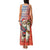 Ecuador Christmas Family Matching Tank Maxi Dress and Hawaiian Shirt with Santa Riding Llama Traditional Patterns and Rose Design - Wonder Print Shop