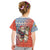 Ecuador Christmas Kid T Shirt with Santa Riding Llama Traditional Patterns and Rose Design - Wonder Print Shop