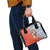 Ecuador Christmas Shoulder Handbag with Santa Riding Llama Traditional Patterns and Rose Design - Wonder Print Shop