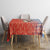 Ecuador Christmas Tablecloth with Santa Riding Llama Traditional Patterns and Rose Design - Wonder Print Shop