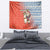 Ecuador Christmas Tapestry with Santa Riding Llama Traditional Patterns and Rose Design - Wonder Print Shop