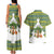 Ecuador Christmas Couples Matching Tank Maxi Dress and Hawaiian Shirt with Ceibo Tree Llama Toucan and Traditional Yellow Blue Pattern Design - Wonder Print Shop