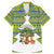Ecuador Christmas Family Matching Mermaid Dress and Hawaiian Shirt with Ceibo Tree Llama Toucan and Traditional Yellow Blue Pattern Design - Wonder Print Shop