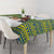 Ecuador Christmas Tablecloth with Ceibo Tree Llama Toucan and Traditional Yellow Blue Pattern Design - Wonder Print Shop