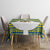 Ecuador Christmas Tablecloth with Ceibo Tree Llama Toucan and Traditional Yellow Blue Pattern Design - Wonder Print Shop