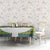 Ecuador Christmas Tablecloth with Ceibo Tree Llama Toucan and Traditional Yellow Blue Pattern Design - Wonder Print Shop