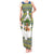 Ecuador Christmas Tank Maxi Dress with Ceibo Tree Llama Toucan and Traditional Yellow Blue Pattern Design - Wonder Print Shop