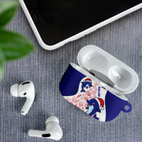Belize Christmas AirPods Case with Santa Dolphins Coral Reef and Ocean Holiday Theme - Wonder Print Shop