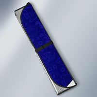 Belize Christmas Auto Sun Shade with Santa Dolphins Coral Reef and Ocean Holiday Theme - Wonder Print Shop