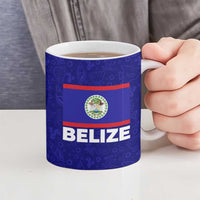 Belize Christmas Ceramic Mug with Santa Dolphins Coral Reef and Ocean Holiday Theme - Wonder Print Shop
