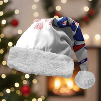 Belize Christmas Santa Hat with Santa Dolphins Coral Reef and Ocean Holiday Theme - Wonder Print Shop