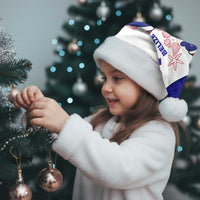 Belize Christmas Santa Hat with Santa Dolphins Coral Reef and Ocean Holiday Theme - Wonder Print Shop