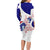 Belize Christmas Family Matching Long Sleeve Bodycon Dress and Hawaiian Shirt with Santa Dolphins Coral Reef and Ocean Holiday Theme - Wonder Print Shop