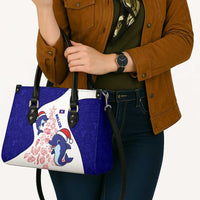 Belize Christmas Leather Bag with Santa Dolphins Coral Reef and Ocean Holiday Theme - Wonder Print Shop