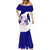 Belize Christmas Mermaid Dress with Santa Dolphins Coral Reef and Ocean Holiday Theme - Wonder Print Shop