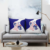 Belize Christmas Pillow Cover with Santa Dolphins Coral Reef and Ocean Holiday Theme - Wonder Print Shop