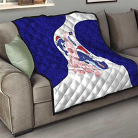 Belize Christmas Quilt with Santa Dolphins Coral Reef and Ocean Holiday Theme - Wonder Print Shop