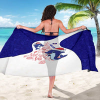 Belize Christmas Sarong with Santa Dolphins Coral Reef and Ocean Holiday Theme - Wonder Print Shop