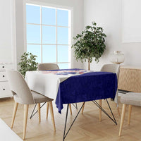 Belize Christmas Tablecloth with Santa Dolphins Coral Reef and Ocean Holiday Theme - Wonder Print Shop