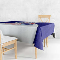 Belize Christmas Tablecloth with Santa Dolphins Coral Reef and Ocean Holiday Theme - Wonder Print Shop