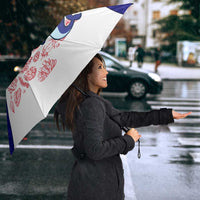 Belize Christmas Umbrella with Santa Dolphins Coral Reef and Ocean Holiday Theme - Wonder Print Shop