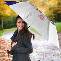 Belize Christmas Umbrella with Santa Dolphins Coral Reef and Ocean Holiday Theme - Wonder Print Shop