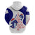 Belize Christmas Zip Hoodie with Santa Dolphins Coral Reef and Ocean Holiday Theme - Wonder Print Shop