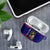 Belize Christmas AirPods Case with Santa Toucan Palm Tree and Tribal Holiday Pattern - Wonder Print Shop