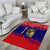 Belize Christmas Area Rug with Santa Toucan Palm Tree and Tribal Holiday Pattern - Wonder Print Shop