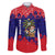 Belize Christmas Family Matching Puletasi and Hawaiian Shirt with Santa Toucan Palm Tree and Tribal Holiday Pattern - Wonder Print Shop