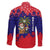 Belize Christmas Family Matching Puletasi and Hawaiian Shirt with Santa Toucan Palm Tree and Tribal Holiday Pattern - Wonder Print Shop