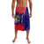 Belize Christmas Lavalava with Santa Toucan Palm Tree and Tribal Holiday Pattern - Wonder Print Shop