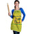 Saint Vincent and the Grenadines Christmas Apron with Gingerbread Boy Palm Tree and Traditional Pattern - Wonder Print Shop