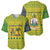 Saint Vincent and the Grenadines Christmas Baseball Jersey with Gingerbread Boy Palm Tree and Traditional Pattern - Wonder Print Shop