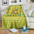 Saint Vincent and the Grenadines Christmas Blanket with Gingerbread Boy Palm Tree and Traditional Pattern - Wonder Print Shop