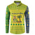 Saint Vincent and the Grenadines Christmas Button Sweatshirt with Gingerbread Boy Palm Tree and Traditional Pattern - Wonder Print Shop